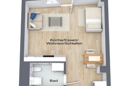 Wohnung Konstanz Konstanz-Fürstenberg - 1 Zimmer, 38 m&sup2;, 1.080&euro; | Angebot:25216204