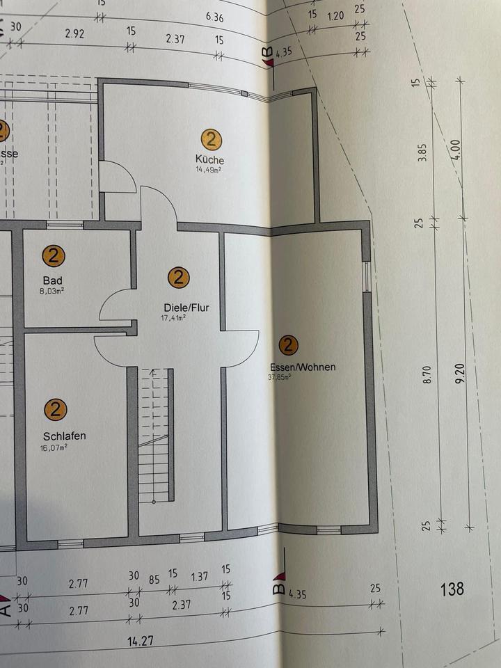Schönes Haus mit 143 m² + Terrasse in Allmersbach am Weinberg zu
