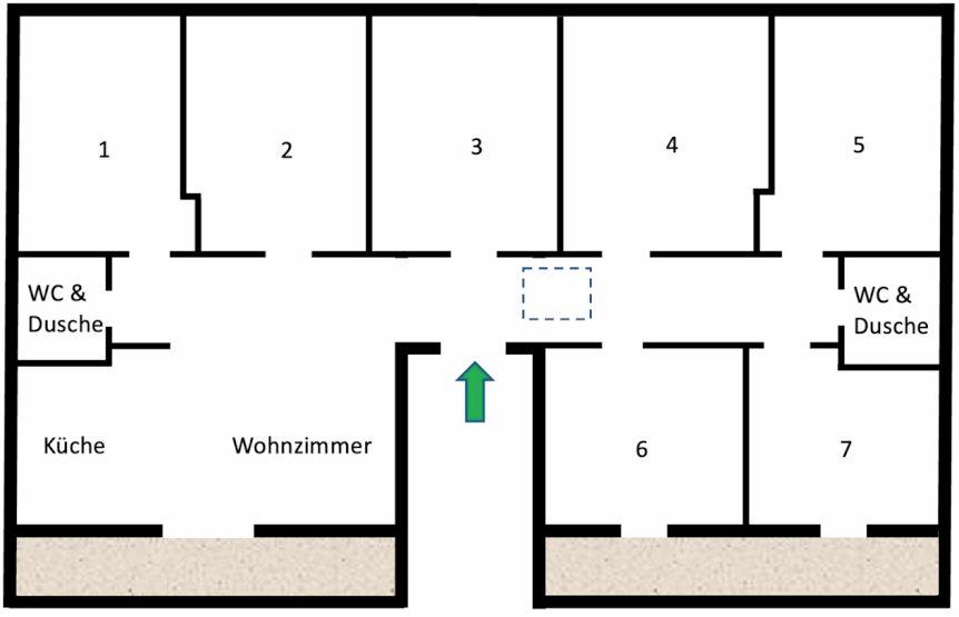 Wohnen auf Zeit Köln Nippes - 11 Zimmer, 125 m&sup2;, 650&euro; | Angebot:26652654