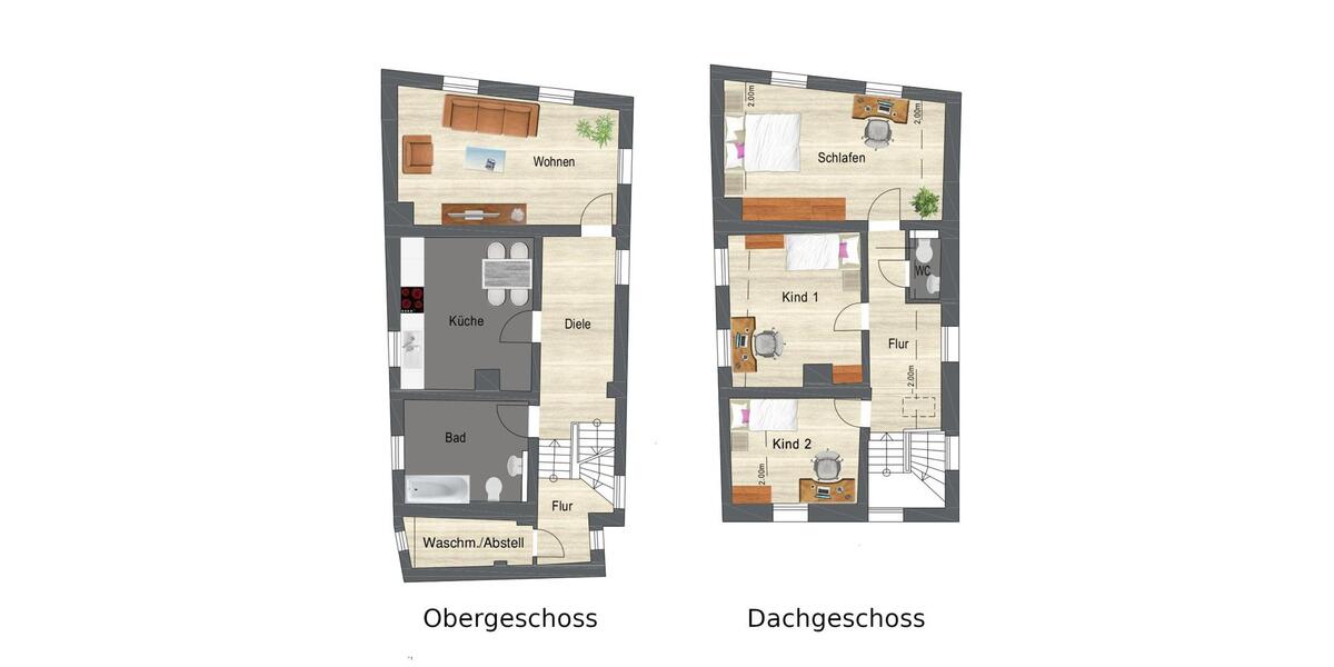 Maisonettenwohnung Lüdenscheid Staberg - 4 Zimmer, 109 m&sup2;, 950&euro; | Angebot:25589838