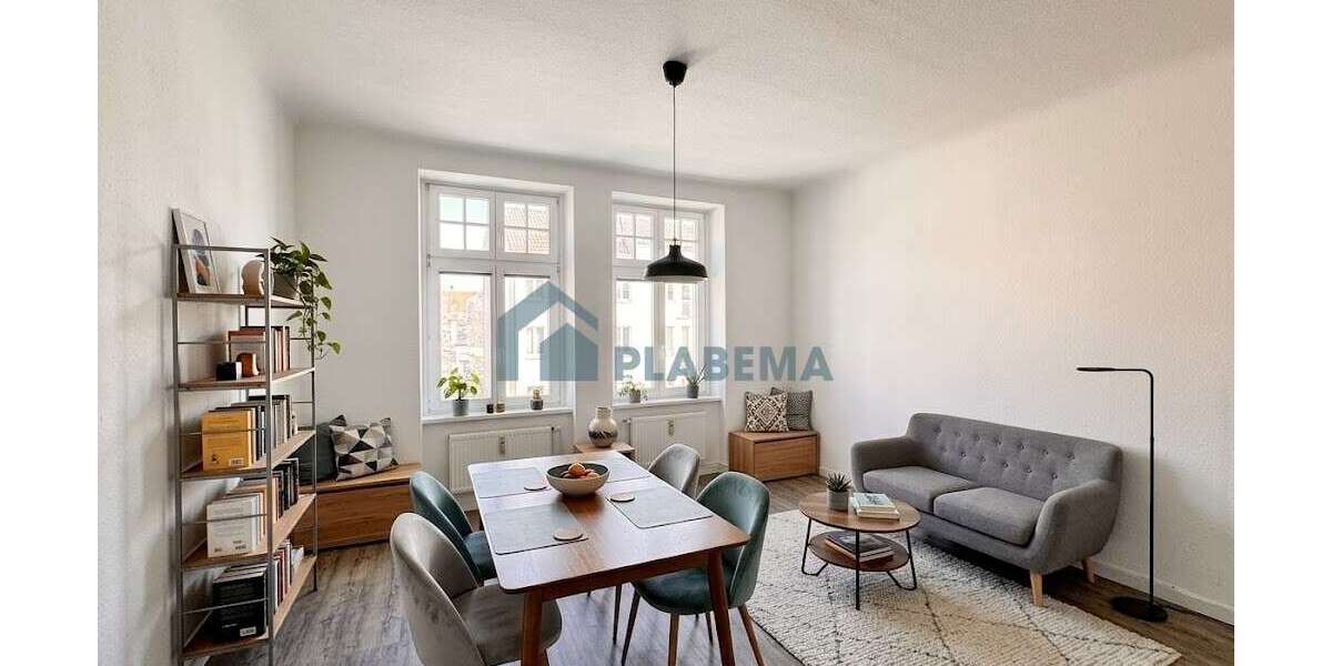 Etagenwohnung Greifswald Fleischervorstadt - 3 Zimmer, 70 m&sup2;, 921&euro; | Angebot:26856960