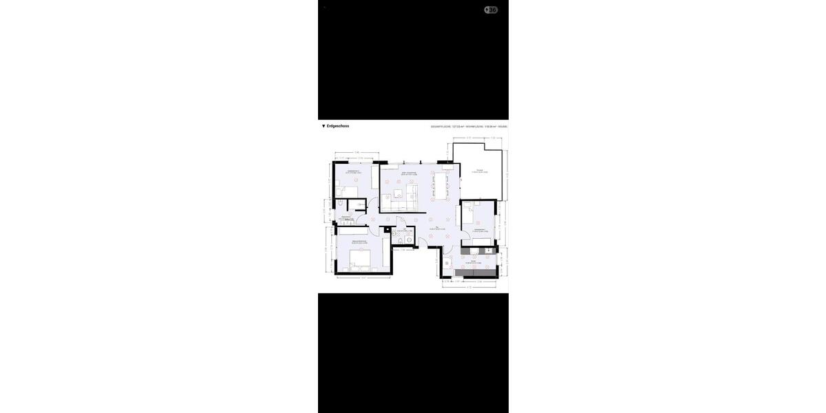 Erdgeschoßwohnung Wendelstein - 4 Zimmer, 118 m&sup2;, 1.475&euro; | Angebot:25056931