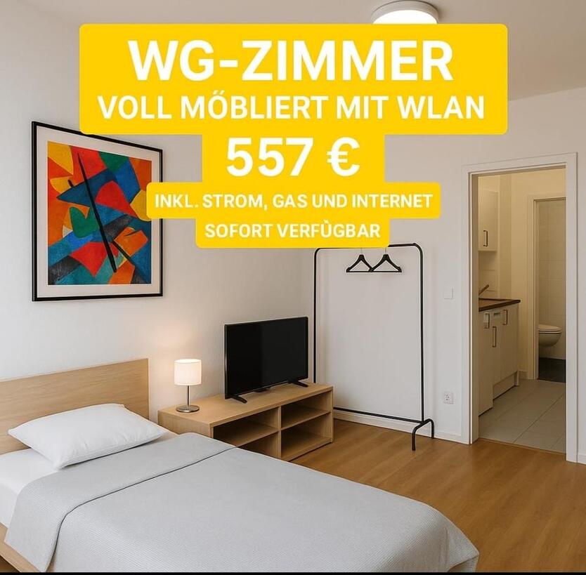 WG-Zimmer in Oldenburg – Voll möbliert – Sofort verfügbar – 557 € all-in!