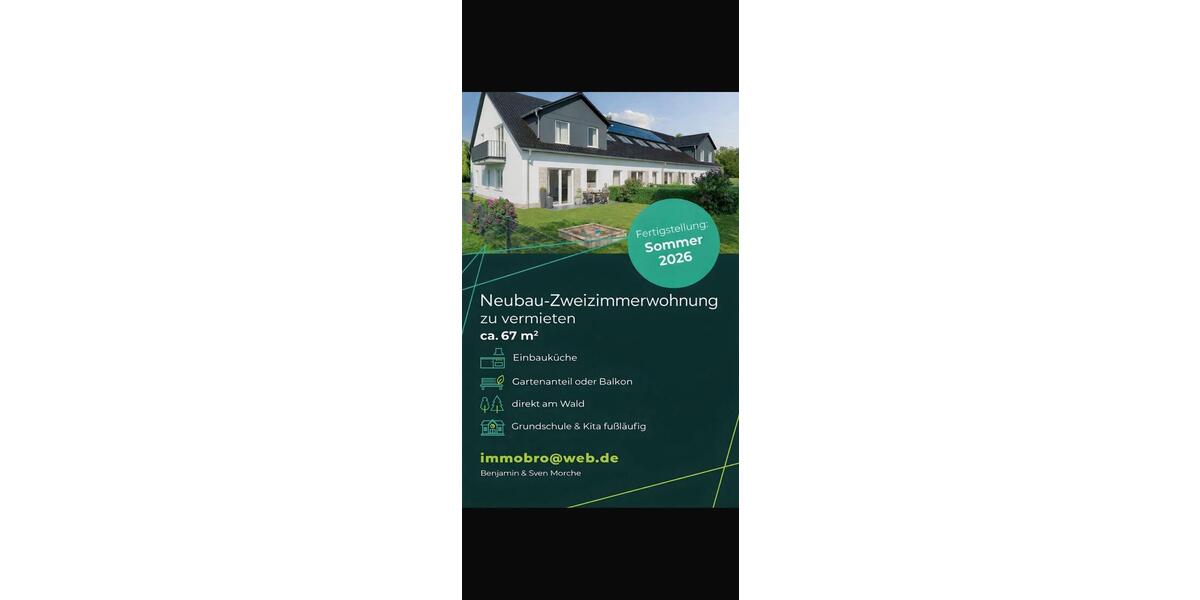 Erdgeschoßwohnung Munster - 2 Zimmer, 67 m&sup2;, 1.155&euro; | Angebot:25291877