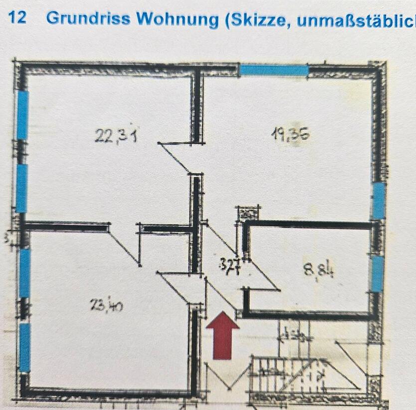 2 Raum Wohnung in Löwenberg