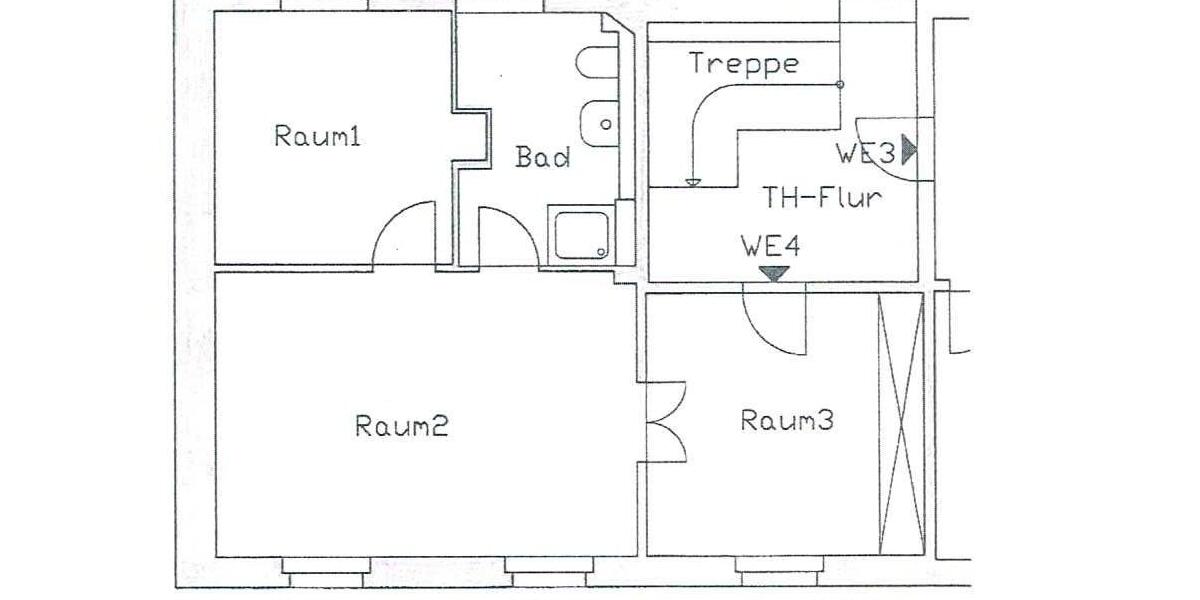 Etagenwohnung Bad Lauchstädt - 2 Zimmer, 50 m&sup2;, 394&euro; | Angebot:26044640