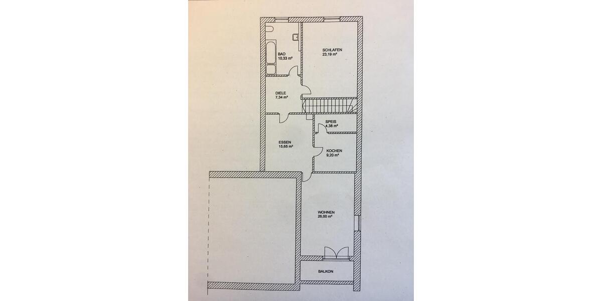 Etagenwohnung Mintraching - 3 Zimmer, 95 m&sup2;, 770&euro; | Angebot:25965980