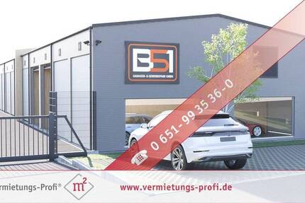 Trierweiler: Moderne XL-Garagen Hallenfläche mit nachhaltiger Holzbauweise auf 50 m² im neuen Garagenpark B51 - flexibel & vielseitig nutzbar