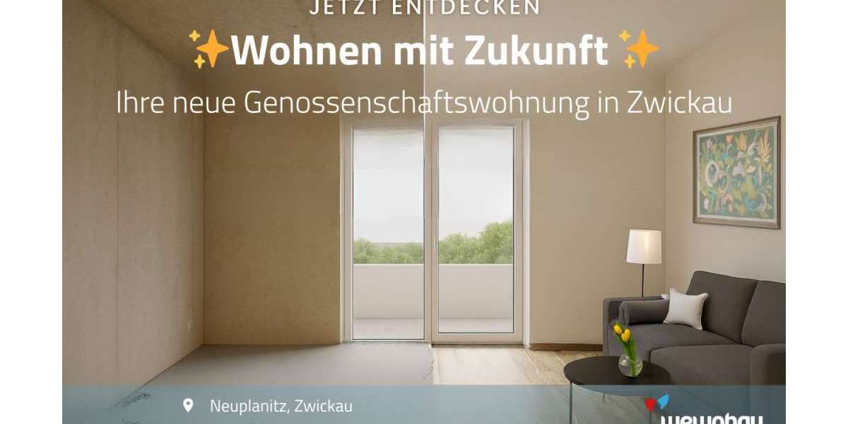 Etagenwohnung Zwickau Neuplanitz - 4 Zimmer, 70 m&sup2;, 455&euro; | Angebot:26307021