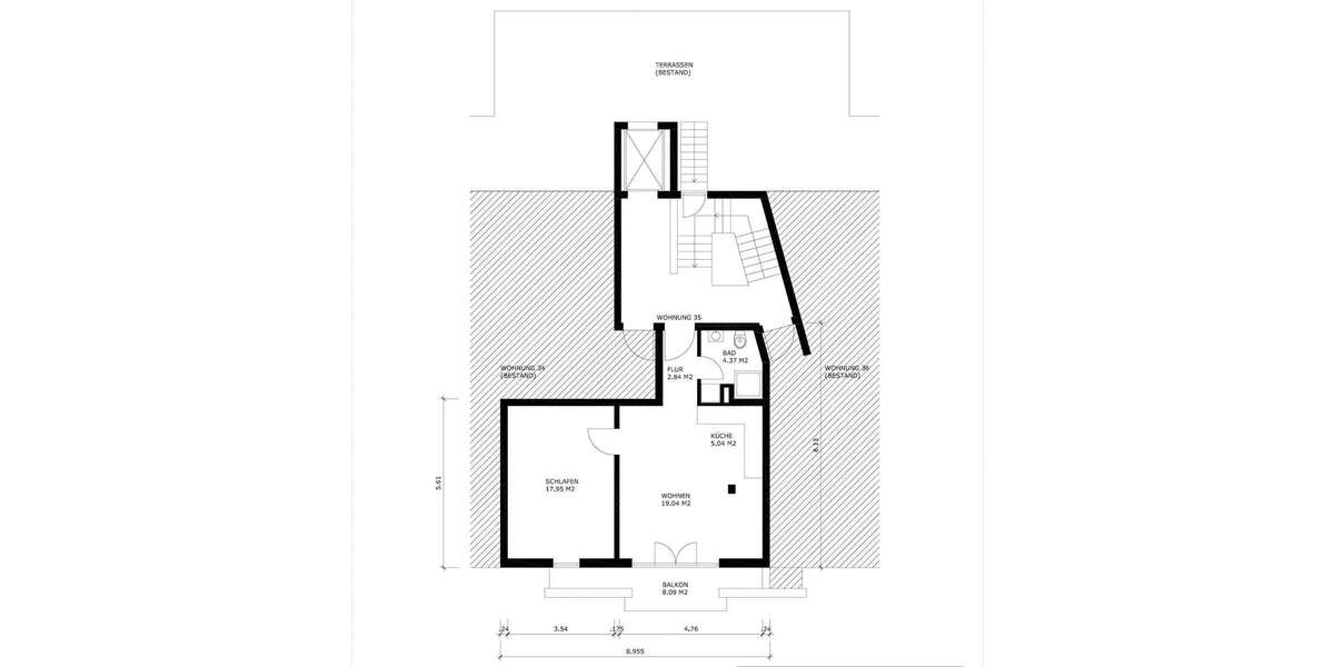 Zimmer Karlsruhe Oberreut - 1 Zimmer, 1.500&euro; | Angebot:24645671