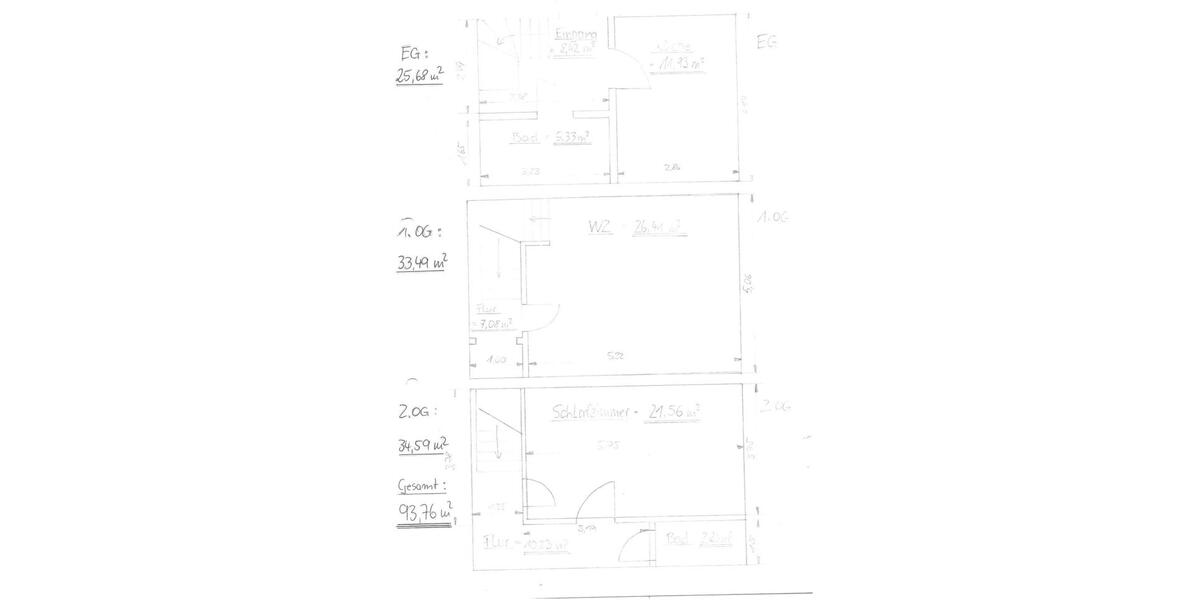 Maisonettenwohnung Roßleben-Wiehe Wiehe - 2 Zimmer, 94 m&sup2;, 390&euro; | Angebot:24691890