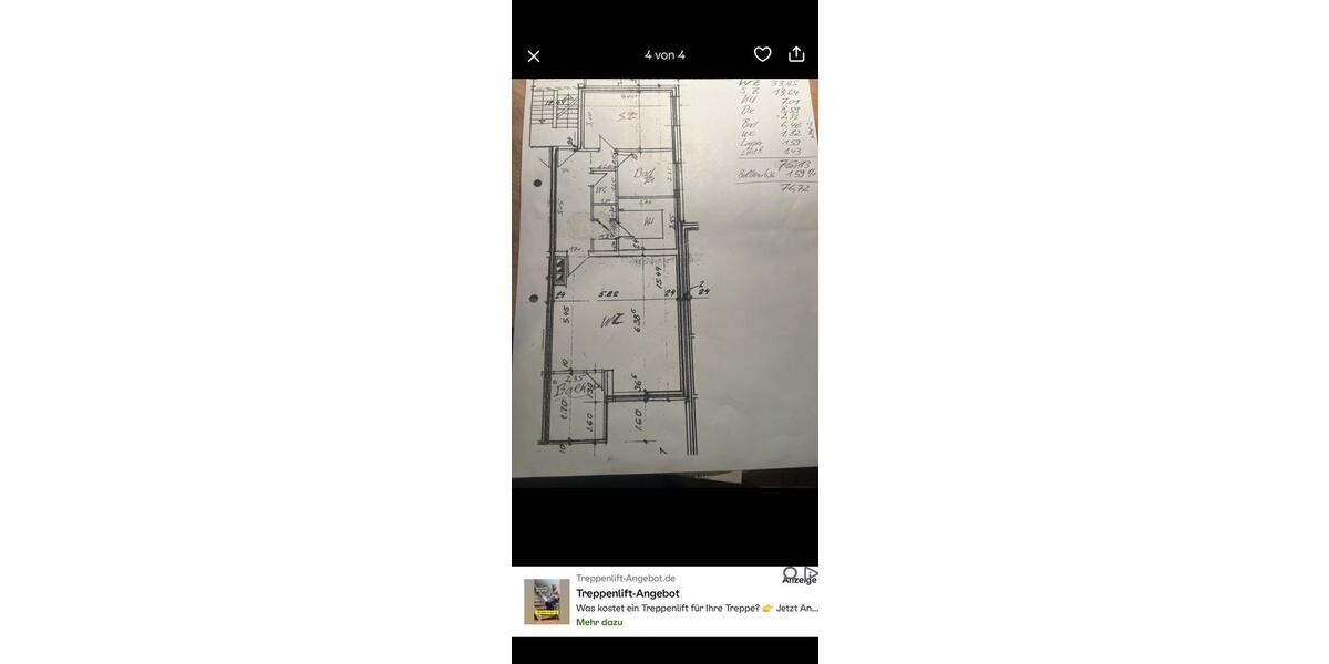 Etagenwohnung Düsseldorf Heerdt - 2 Zimmer, 76 m&sup2;, 1.550&euro; | Angebot:26038699