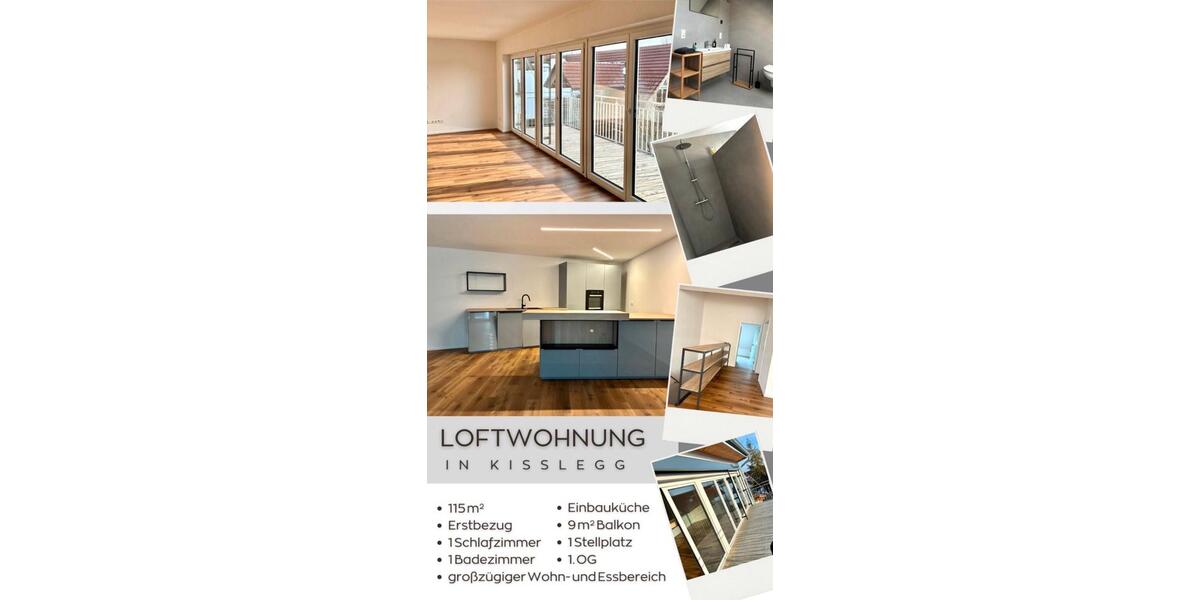 Loft - Studio - Atelier Kißlegg - 2 Zimmer, 110 m&sup2;, 1.300&euro; | Angebot:26232771