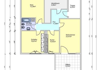 Wohnung Eppelborn - 3 Zimmer, 91 m&sup2;, 700&euro; | Angebot:24641320