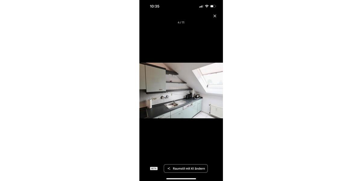 Großzügige 2 Zimmer DG Wohnung, mit Balkon und Keller 2 zimmer