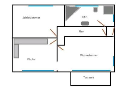 Wohnung Oyten - 1 Zimmer, 70 m&sup2;, 650&euro; | Angebot:25963588
