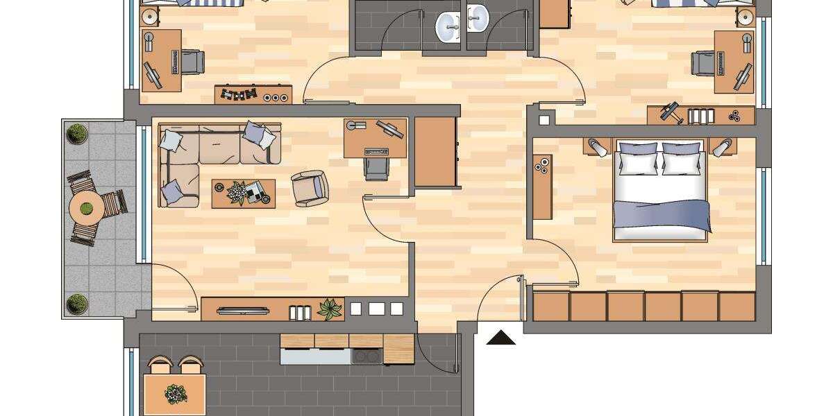 Etagenwohnung Bad Dürkheim Hausen - 4 Zimmer, 89 m&sup2;, 629&euro; | Angebot:26492304