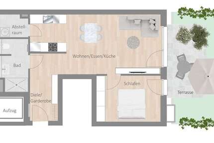 Wohnung Besigheim - 2.5 Zimmer, 66 m&sup2;, 930&euro; | Angebot:27071249