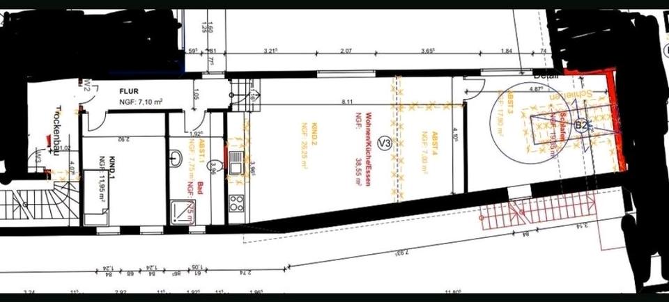 Etagenwohnung Hungen - 3 Zimmer, 73 m&sup2;, 850&euro; | Angebot:25118025