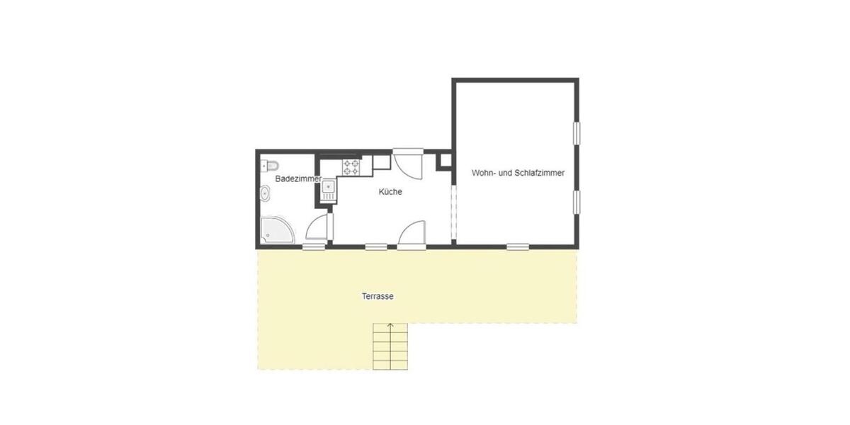 Erdgeschoßwohnung Weilheim an der Teck - 1 Zimmer, 39 m&sup2;, 690&euro; | Angebot:24981173