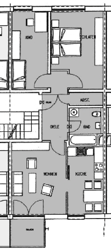 Kleine Familien aufgepasst! 3 zimmer