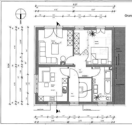 Etagenwohnung Würzburg Versbach - 2 Zimmer, 68 m&sup2;, 735&euro; | Angebot:26155393
