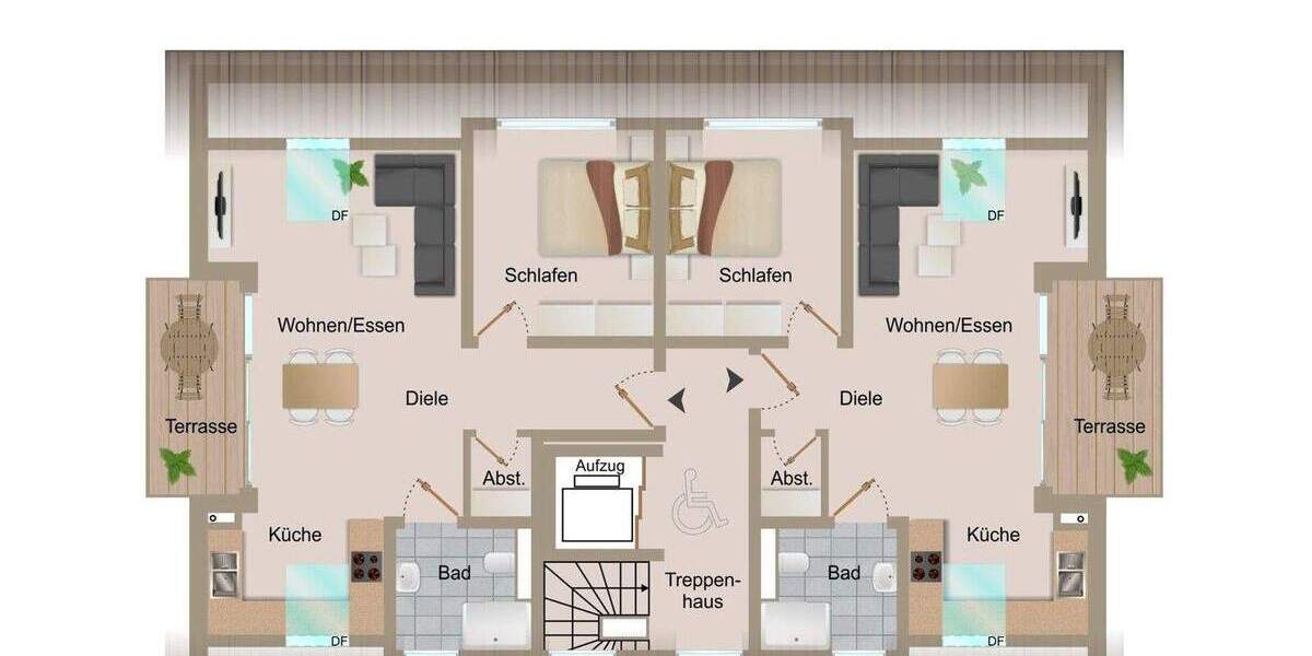 Etagenwohnung Heilbronn / Kirchhausen Kirchhausen - 2 Zimmer, 57 m&sup2;, 850&euro; | Angebot:25069424