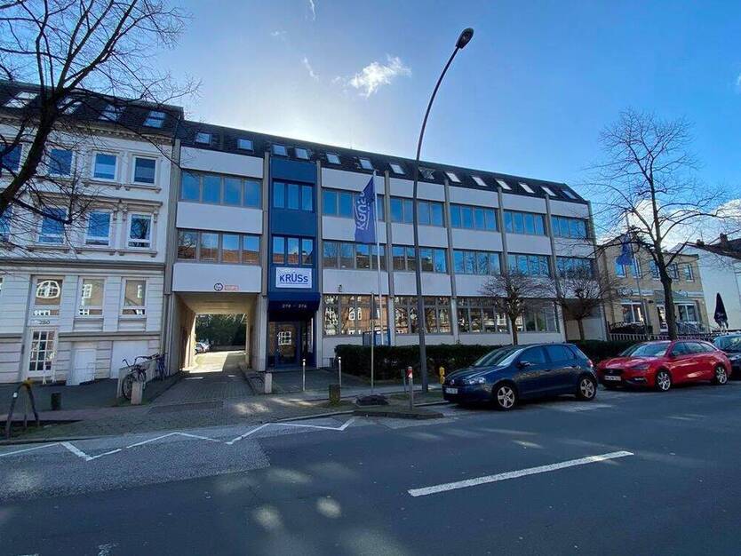 ***ALSTERDORF*** ca. 77 m² Büro - 3 Räume, Glas und Kompakt, Praktisch + Gut!!