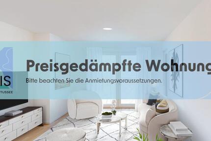 Mietpreisgedämpfte Wohnung! Erstbezug: 3-Zimmer-Wohnung mit Balkon