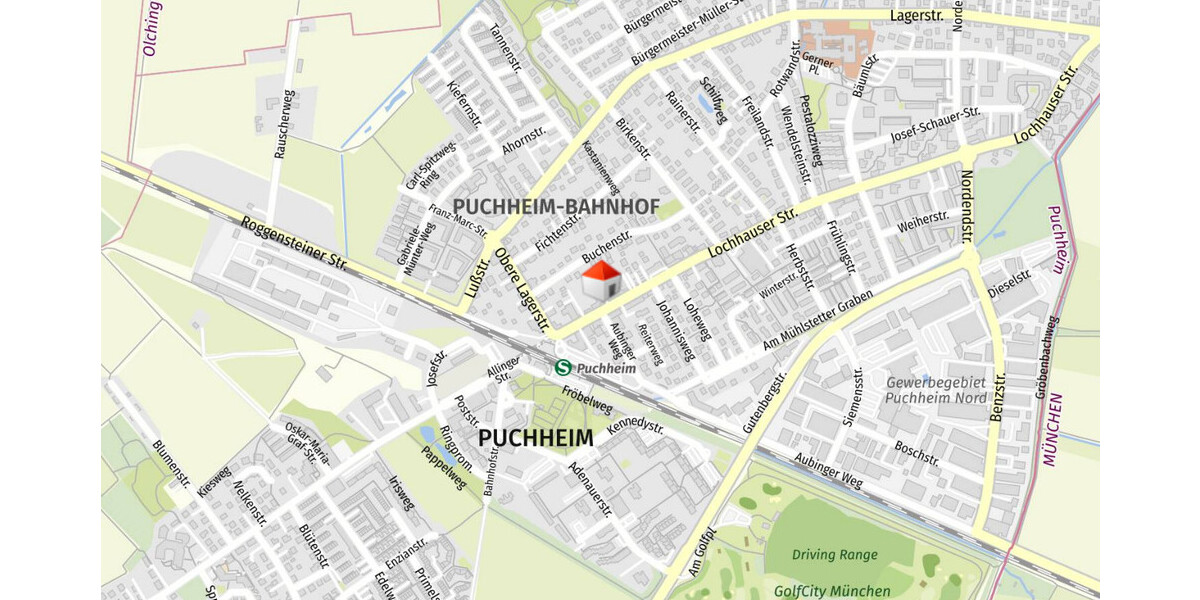 WINDISCH IMMOBILIEN - Attraktive Praxis-, bzw. Büroflächen mit 4 Räumen im Herzen von Puchheim - Gewerbeobjekt Puchheim | Angebot:24511465