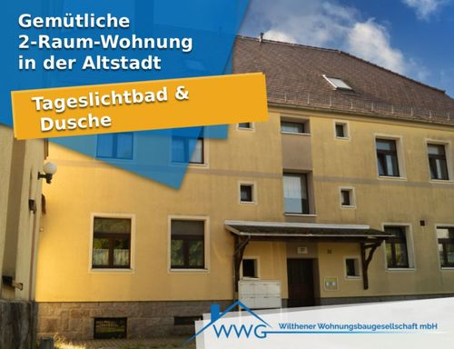 Dachgeschoßwohnung Schirgiswalde-Kirschau Kirschau - 2 Zimmer, 45 m&sup2;, 296&euro; | Angebot:24861305