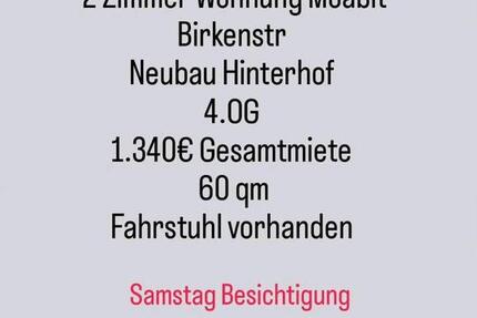 2 Zimmerwohnung Moabit mit Abschlag 2 zimmer