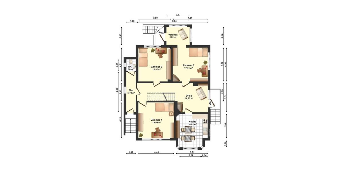 Wohnen auf Zeit Elsfleth - 8 Zimmer, 15 m&sup2;, 420&euro; | Angebot:26481663
