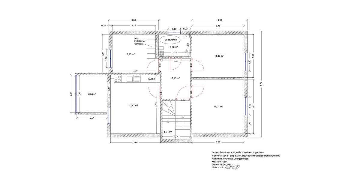 Maisonettenwohnung Seeheim-Jugenheim Jugenheim - 6 Zimmer, 95 m&sup2;, 1.650&euro; | Angebot:25876446