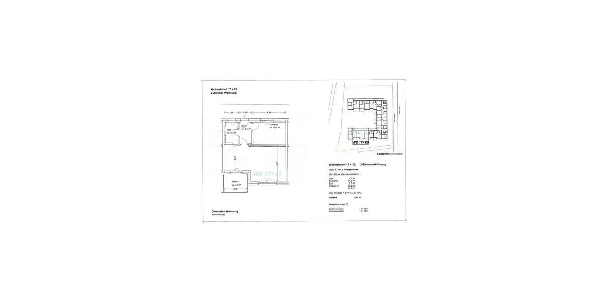 Terrassenwohnung Roth - 2 Zimmer, 60 m&sup2;, 802&euro; | Angebot:26910507