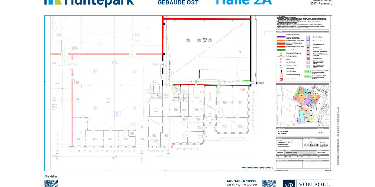 Hüntepark Halle 2A Ost: ca. 458 m² 4,9 m UKB LagerIndustrieGewerbe - Gewerbeobjekt Papenburg Aschendorf, Stadt Papenburg | Angebot:24477915