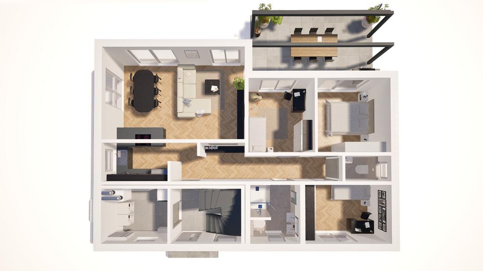 Erdgeschoßwohnung Großostheim - 4 Zimmer, 97 m&sup2;, 1.650&euro; | Angebot:24617367