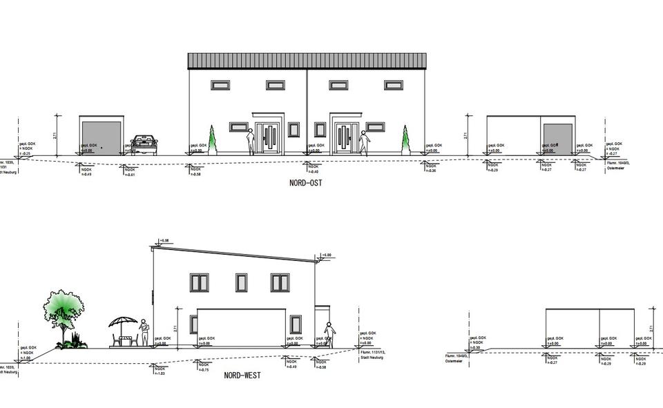 Doppelhaushälfte Neuburg an der Donau - 4 Zimmer, 138 m&sup2;, 1.640&euro; | Angebot:25150274