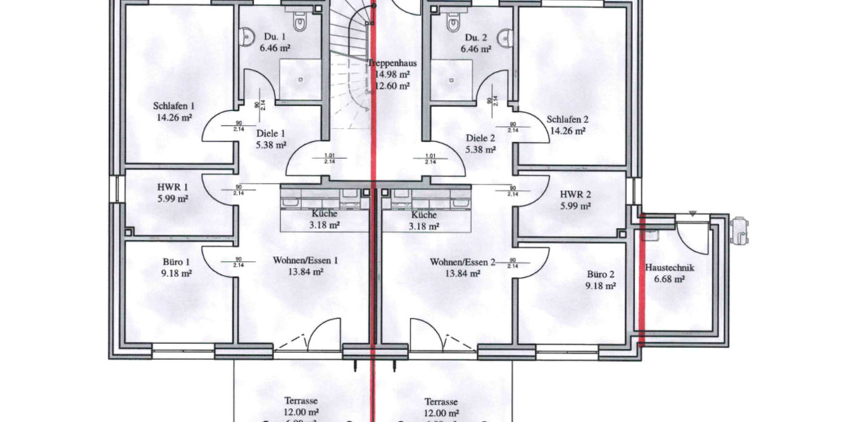 Etagenwohnung Lunden - 3 Zimmer, 61 m&sup2;, 695&euro; | Angebot:24445081