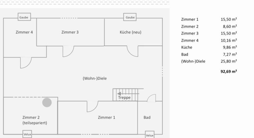Etagenwohnung Uetersen - 4 Zimmer, 90 m&sup2;, 1.250&euro; | Angebot:25993811