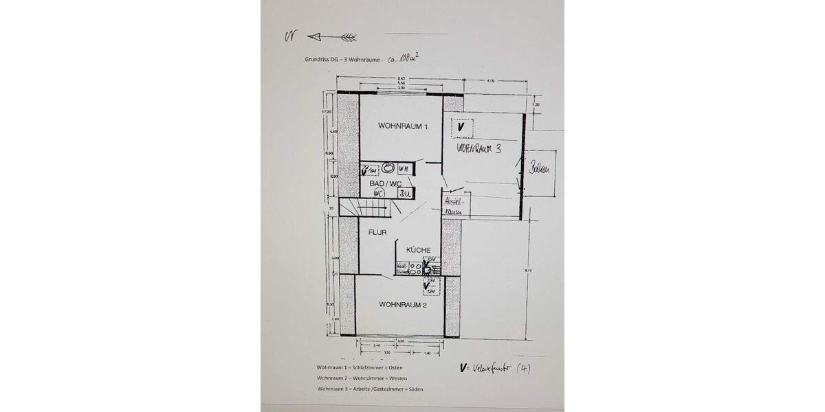Etagenwohnung Bosau Hutzfeld - 3 Zimmer, 100 m&sup2;, 890&euro; | Angebot:24656807