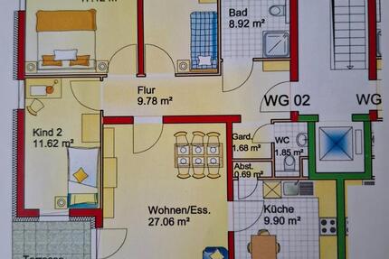 Wohnung Heidelberg Pfaffengrund - 5 Zimmer, 125 m&sup2;, 1.900&euro; | Angebot:25612119