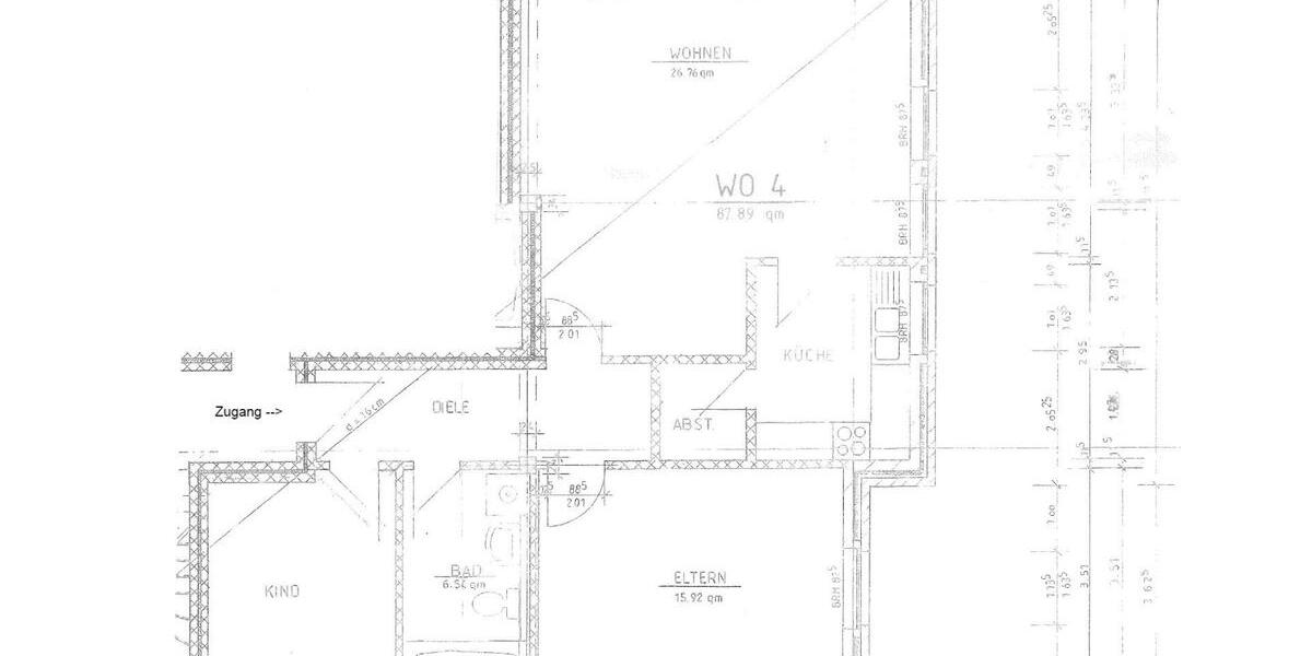 Neuwertige Wohnung in zentraler Lage in Lohne 3 zimmer