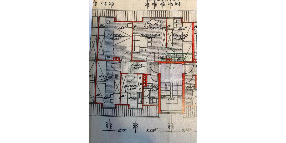 Dachgeschoßwohnung Minden - 4 Zimmer, 65 m&sup2;, 455&euro; | Angebot:26254875