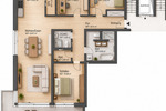 Etagenwohnung Schwanau - 4 Zimmer, 134 m&sup2;, 1.633&euro; | Angebot:26383047