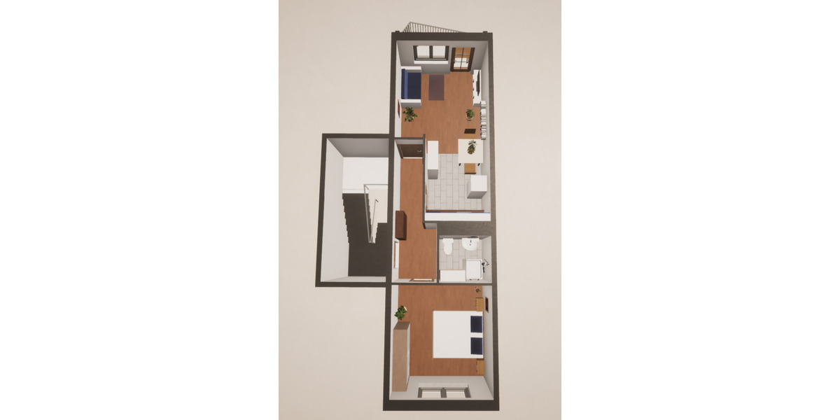 Etagenwohnung Nordhausen - 2 Zimmer, 44 m&sup2;, 270&euro; | Angebot:26563052