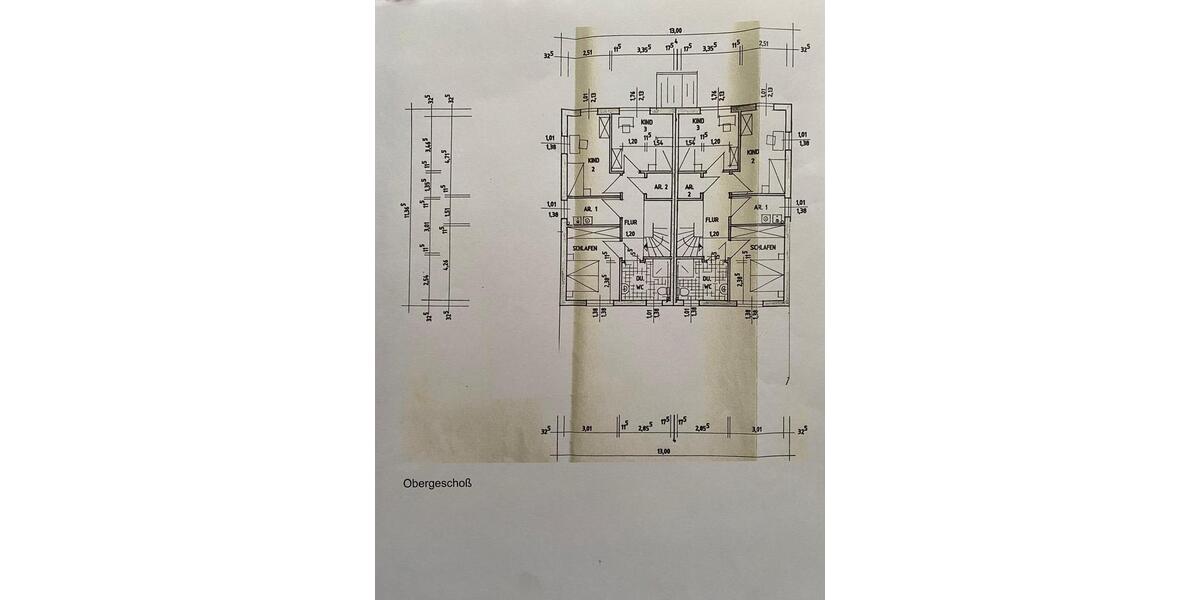 Doppelhaushälfte Bad Oeynhausen Rehme - 6 Zimmer, 110 m&sup2;, 950&euro; | Angebot:26340224