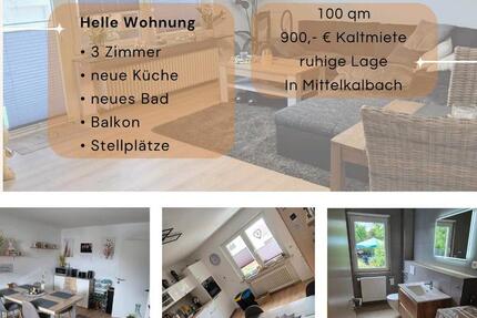 Wohnung Kalbach - 3 Zimmer, 100 m&sup2;, 900&euro; | Angebot:26552786