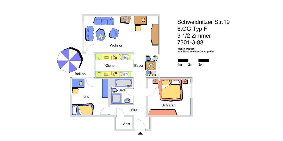 Großzügige 3,5 Raum in Erle 3 zimmer