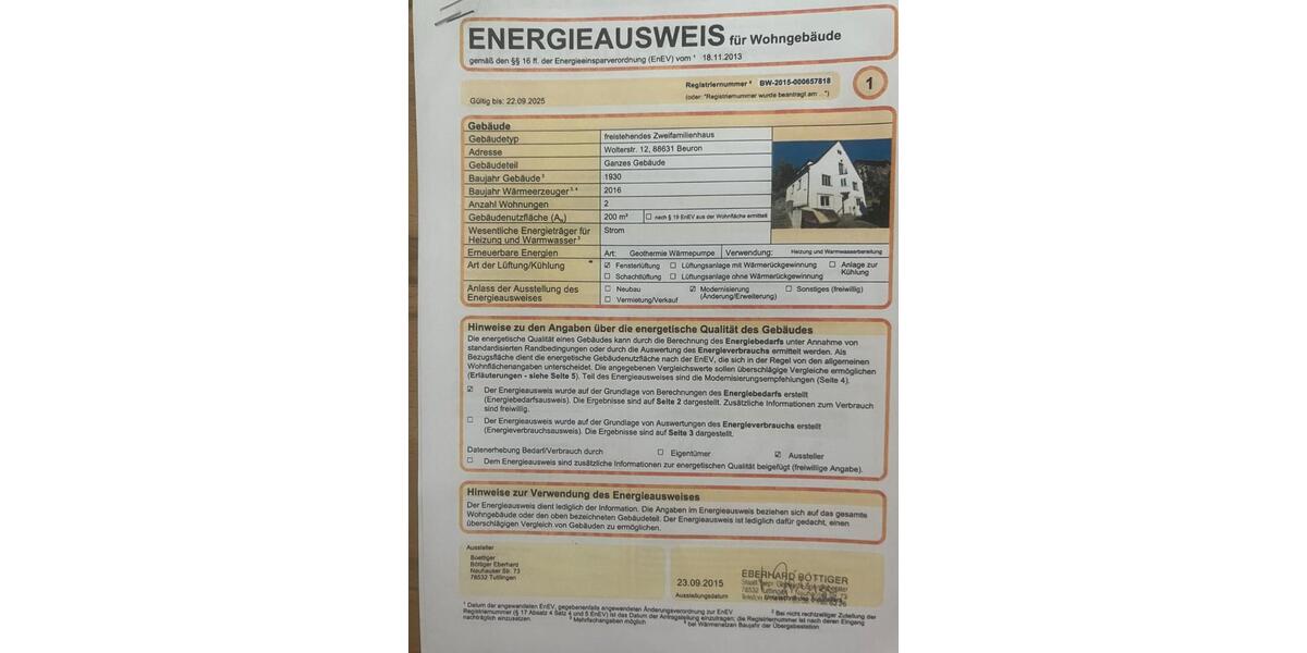 Einfamilienhaus Beuron - 8 Zimmer, 160 m&sup2;, 1.500&euro; | Angebot:24378710